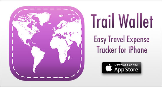  App advertisement of Trail Wallet